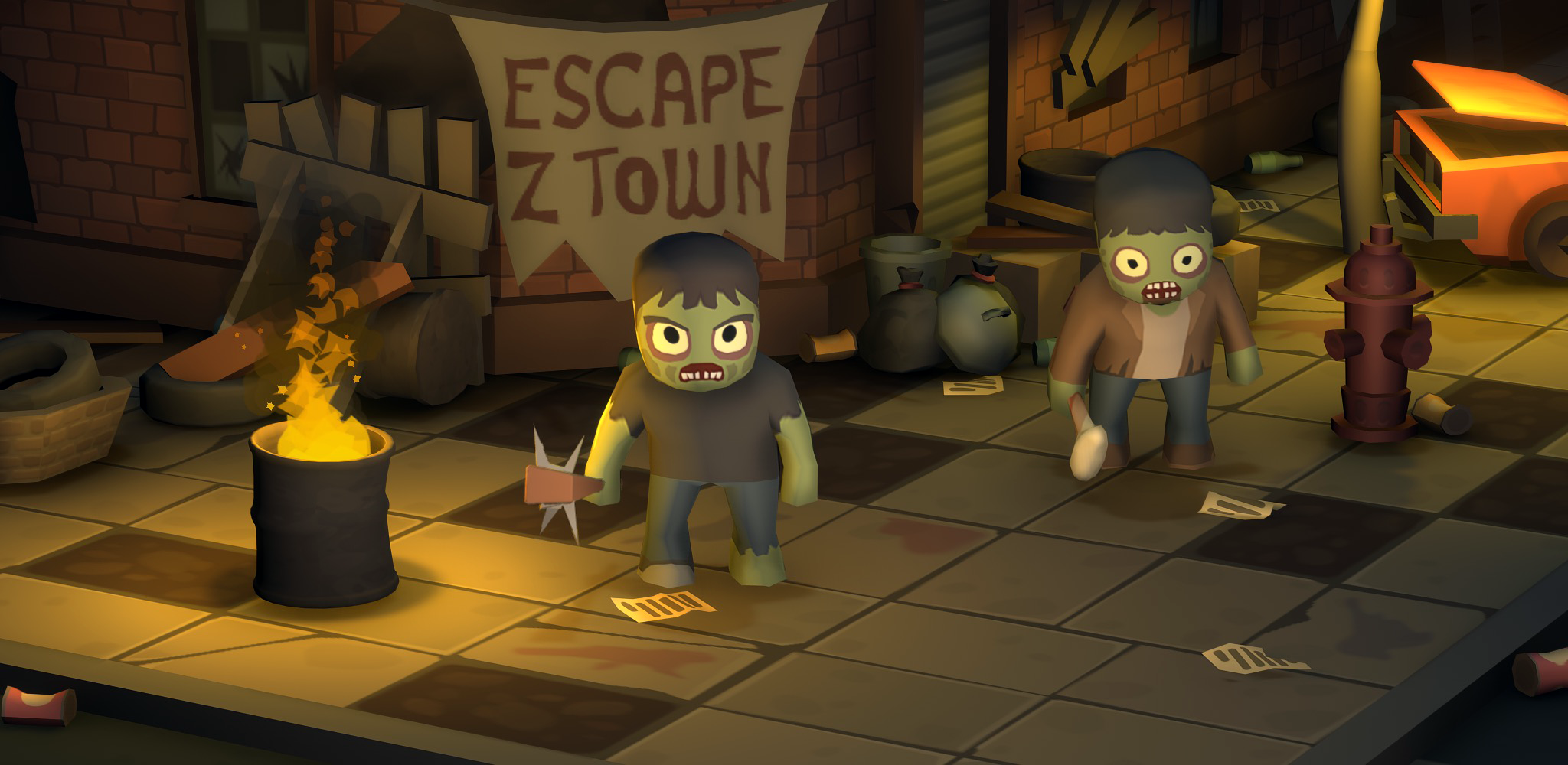 Slide 3 game escape z town